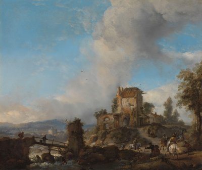 La caza del ciervo de Philips Wouwerman