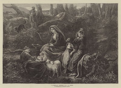Un pastoral de las Tierras Altas, en la exposición de la Real Academia de Phillip Richard Morris
