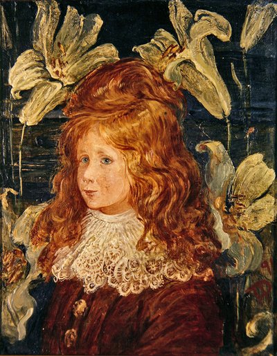 Retrato de un niño de Phoebe Anna Traquair