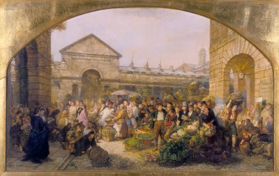 Mercado de Covent Garden, 1864 de Phoebus Levin