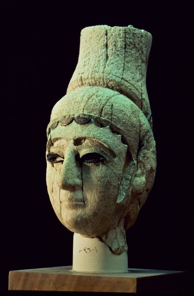 Cabeza de un Príncipe o Princesa de Ugarit de Phoenician