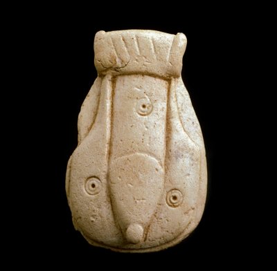 Civilización fenicia: amuleto fálico en hueso de Phoenician