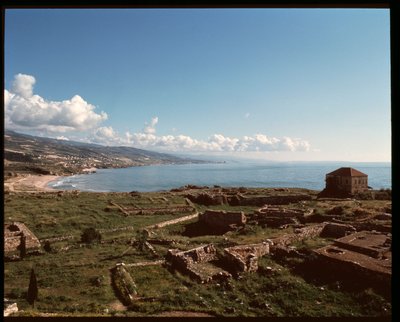 Vista del sitio arqueológico, 3er a 2do milenio a.C. de Phoenician Phoenician