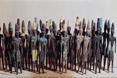 Estatuillas de ofrenda, del Templo de los Obeliscos, Biblos de Phoenician School