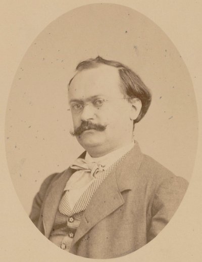 Retrato del compositor Charles Lecocq, 1832-1918, 1866 de Photo studio A. Legras.