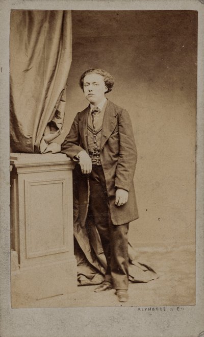 Retrato del compositor Louis Diémer 1843-1919, c. 1875 de Photo studio Alphonse and Cie.