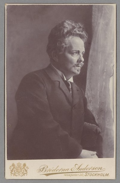 August Strindberg de Photo studio Andersson Bros.