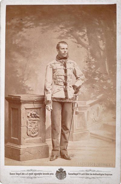Rudolf, Príncipe Heredero de Austria 1858-1889 de Photo studio C. K. Dvorni Prague.