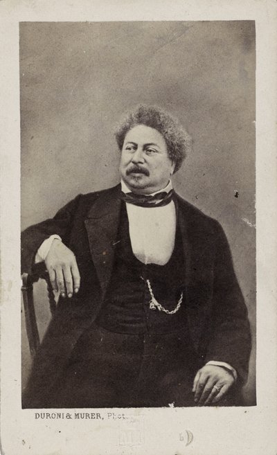 El autor Alexandre Dumas padre 1802-1870, 1870 de Photo studio Duroni and Murer.
