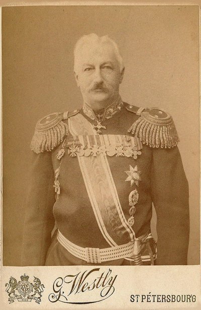 General Konstantin Pavlovich Prezhbyano 1840-1905 de Photo studio E. Westly and Co.