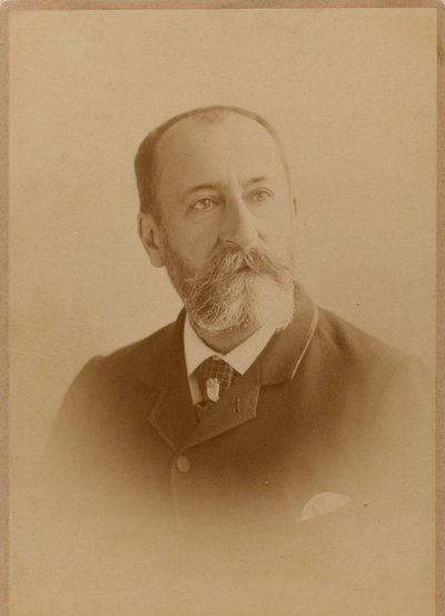 Retrato del compositor Camille Saint-Saëns 1835-1921 de Photo studio J. Lacroix.