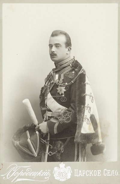 Gran Duque Boris Vladimirovich de Rusia 1877-1943, c. 1900 de Photo studio L. Gorodetsky.