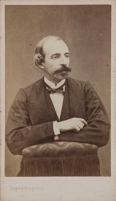 Retrato del compositor Émile Jonas 1827-1905 de Photo studio Legé and Bergeron.