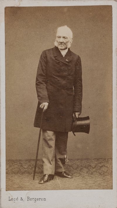 Retrato del compositor Gustave Vogt 1781-1870 de Photo studio Legé and Bergeron.