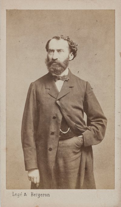 Retrato del Compositor Prosper Pascal 1825-1880, c. 1875 de Photo studio Legé and Bergeron.