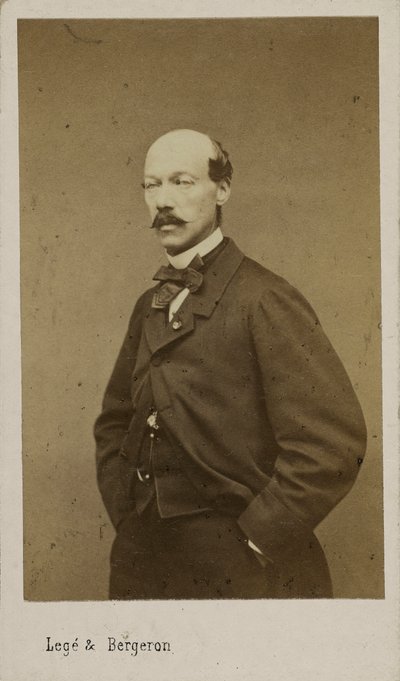 Retrato del compositor Alexandre Batta 1816-1902, c. 1880 de Photo studio Legé and Bergeron.