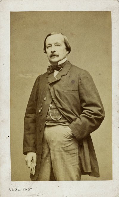 Retrato del pianista y compositor Félix Le Couppey 1811-1887 de Photo studio Legé and Bergeron.
