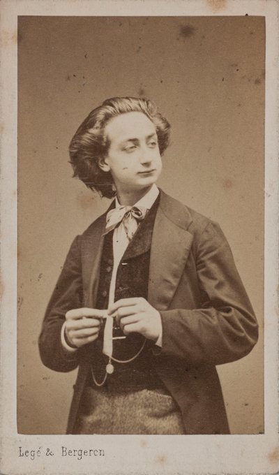 Retrato del violinista y compositor Henri Ketten 1848-1883 de Photo studio Legé and Bergeron.