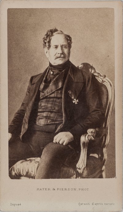 Retrato del Conde Nikolai Alexeyevich Orlov de Photo studio Mayer and Pierson.