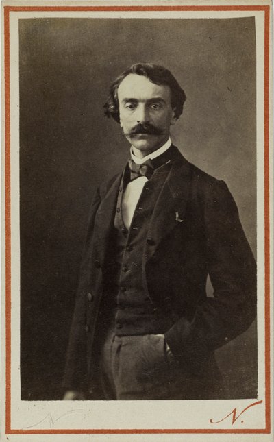 Retrato de Jean-Léon Gérôme 1824-1904, c. 1870 de Photo studio Nadar.