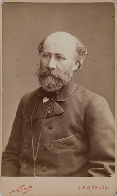 Retrato de Octave Feuillet 1821-1890 de Photo studio Nadar.