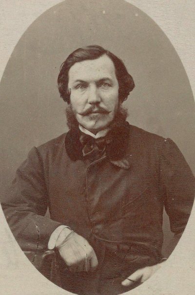 Retrato del pianista y compositor Alfred Quidant 1815-1893 de Photo studio Nadar.
