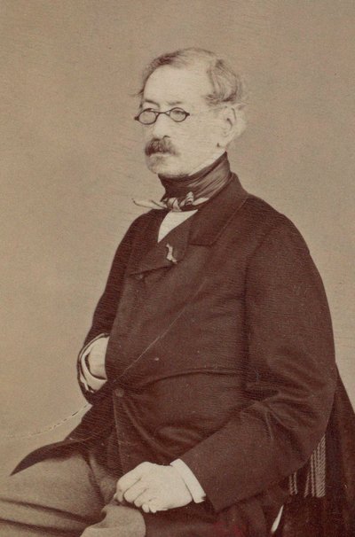 Retrato del compositor Charles-François Plantade 1787-1870, 1860s de Photo studio Nadar.