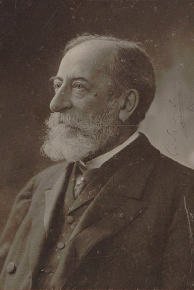 Retrato del compositor Camille Saint-Saëns 1835-1921, 1910 de Photo studio Nadar.