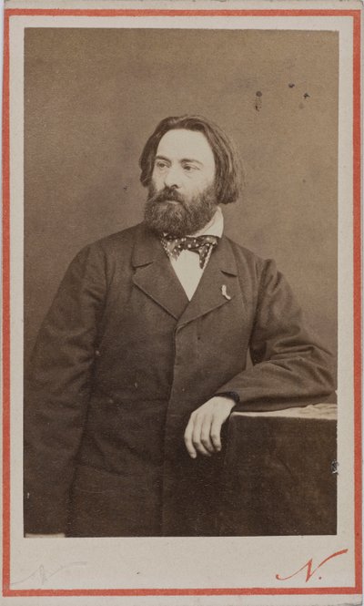 Retrato del pianista y compositor Émile Prudent 1817-1863, ca 1860 de Photo studio Nadar.