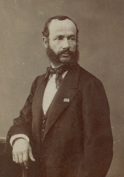 Retrato del violinista y compositor Henri Vieuxtemps 1820-1881, 1870s de Photo studio Nadar.