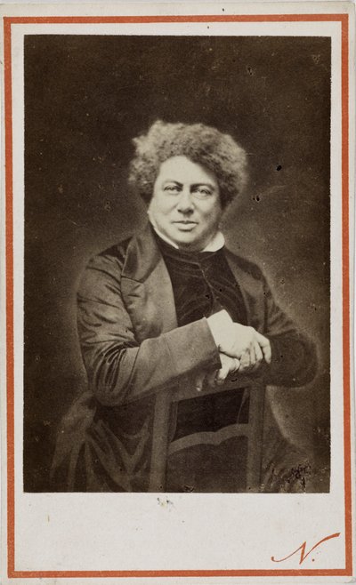 El autor Alexandre Dumas padre 1802-1870, 1870 de Photo studio Nadar.