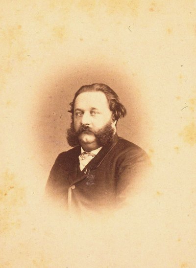 Retrato del compositor Alfred Jaëll 1832-1882, 1866 de Photo studio Paetz.