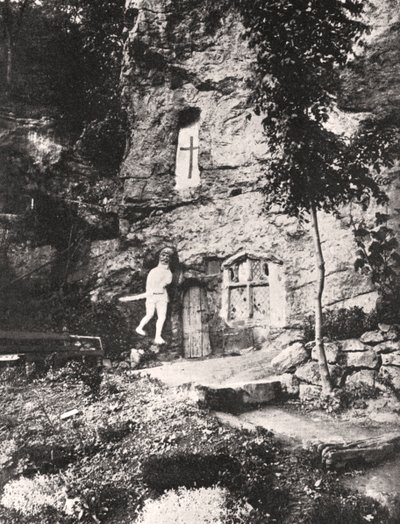 Capilla de San Roberto, Knaresborough, 1924-1926 de Photochrom Co Ltd of London