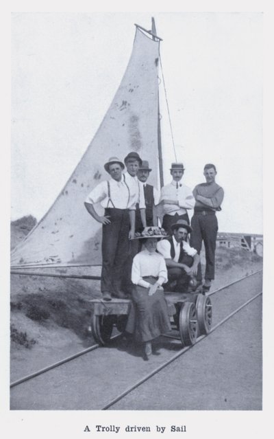 Un carrito impulsado por vela de Photographer Australian