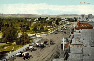 Adelaide: East Terrace (foto a color) de Photographer Australian
