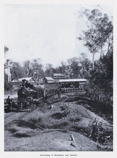 Minería de carbón en Bundamba, cerca de Ipswich de Photographer Australian