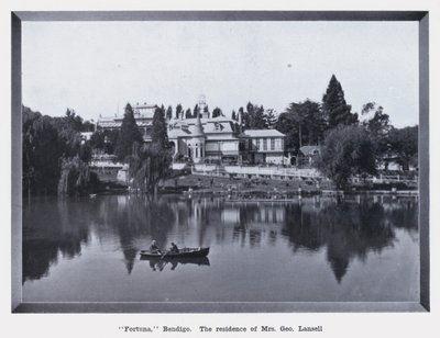 "Fortuna," Bendigo, la residencia de la Sra. George Lansell de Photographer Australian
