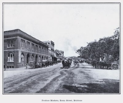 Mercados de productos, calle Roma, Brisbane de Photographer Australian