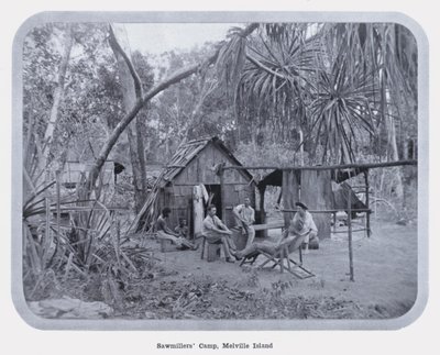 Campamento de aserradores, Isla Melville de Photographer Australian