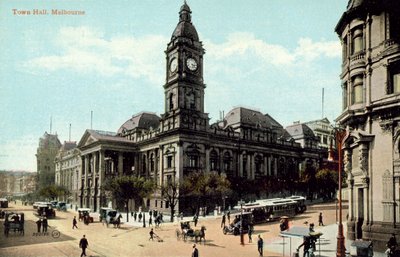 Ayuntamiento, Melbourne (foto en color) de Photographer Australian