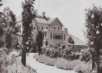"Yarralumla," la residencia del Gobernador General, Canberra (foto en b/n) de Photographer Australian