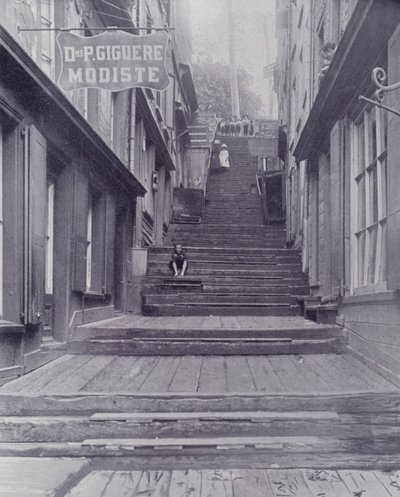 Canadá: Escaleras Break-Neck, Quebec de Photographer Canadian