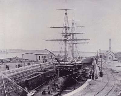 Canadá: HMS "Canada" (foto en b/n) de Photographer Canadian