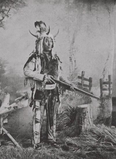 Indio Pedregoso en Traje de Guerra de Photographer Canadian
