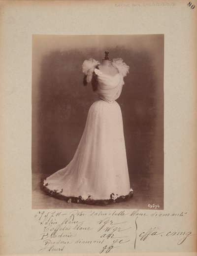 Página del Álbum: Casa de Worth, Vestido de Baile de Photographer French