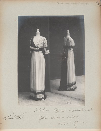 Página de álbum: Casa de Worth, Vestido de Photographer French