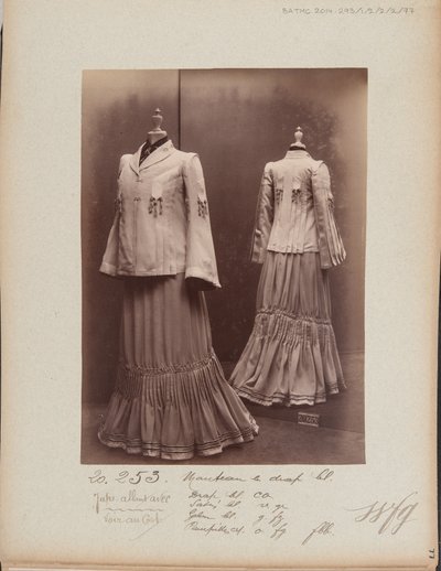 Página de álbum: Casa de Worth, Chaqueta de Photographer French