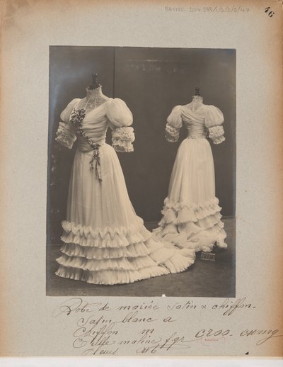 Página del Álbum: Casa de Worth, Vestido de Novia de Photographer French