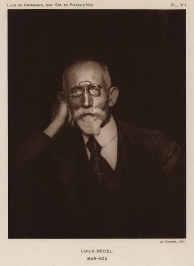 Ernest Marie Louis Bedel, entomólogo francés de Photographer French