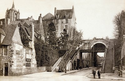 Le Mans, Francia, hacia 1900 (foto en blanco y negro) de Photographer French